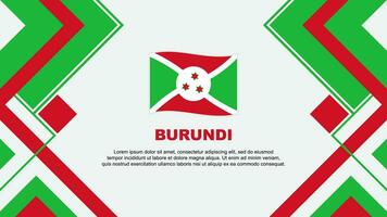 Burundi Flag Abstract Background Design Template. Burundi Independence Day Banner Wallpaper Vector Illustration. Burundi Banner