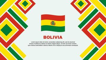 bolivia bandera resumen antecedentes diseño modelo. bolivia independencia día bandera fondo de pantalla vector ilustración. bolivia