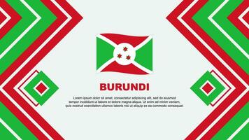 Burundi Flag Abstract Background Design Template. Burundi Independence Day Banner Wallpaper Vector Illustration. Burundi Design