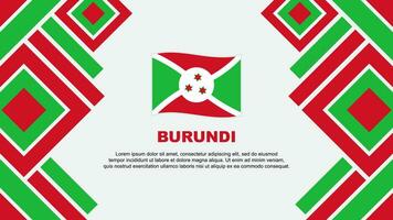 Burundi Flag Abstract Background Design Template. Burundi Independence Day Banner Wallpaper Vector Illustration. Burundi