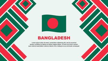 Bangladesh Flag Abstract Background Design Template. Bangladesh Independence Day Banner Wallpaper Vector Illustration. Bangladesh