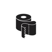 toilet paper icon vector