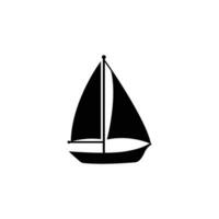 sailboat icon design vector