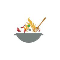 Cocinando logo vector