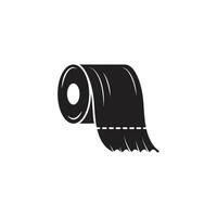 toilet paper icon vector