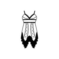 lingerie icon design vector