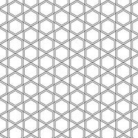 modern simple abstract seamlees black color hexagon polygon creative geometric vector pattern art