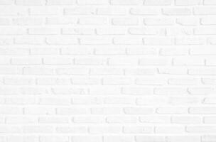 Modern white vintage brick wall texture for background retro white  Washed Old Brick Wall Surface Grungy Shabby Background weathered texture stained old stucco light gray and paint white brick wall. photo