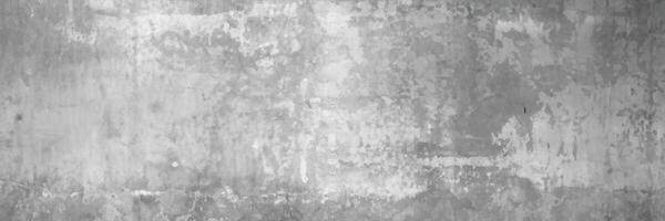Old wall panorama texture cement dirty gray with black  background abstract grey and silver color design are light with white background. photo