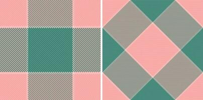 Textile plaid texture of tartan seamless check with a background fabric pattern vector. vector
