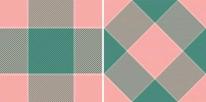 Textile plaid texture of tartan seamless check with a background fabric pattern vector. vector