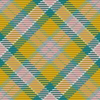 Seamless pattern of scottish tartan plaid. Repeatable background with check fabric texture. Vector backdrop striped textile print.