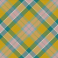 Seamless pattern of scottish tartan plaid. Repeatable background with check fabric texture. Vector backdrop striped textile print.