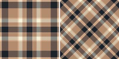 Fabric seamless background of textile tartan texture with a pattern vector check plaid.