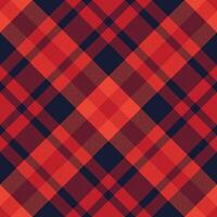 Plaid pattern vector. Check fabric texture. Seamless textile design for clothes, paper print. vector