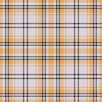 Plaid seamless pattern. Check fabric texture. Vector textile print.