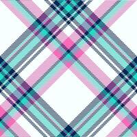 Plaid pattern vector. Check fabric texture. Seamless textile design for clothes, paper print. vector