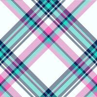 Plaid pattern vector. Check fabric texture. Seamless textile design for clothes, paper print. vector