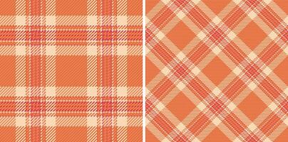Pattern fabric textile of tartan background seamless with a check vector plaid texture.