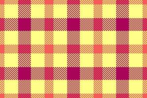 Vector fabric pattern of texture seamless check with a tartan textile plaid background.