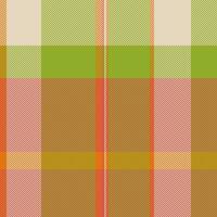 Fabric background plaid of seamless check textile with a texture vector tartan pattern.