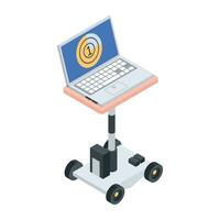 Video Equipment Isometric Icon vector