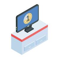 Video Equipment Isometric Icon vector