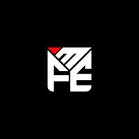 mfe letra logo vector diseño, mfe sencillo y moderno logo. mfe lujoso alfabeto diseño