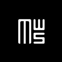 MWS letter logo vector design, MWS simple and modern logo. MWS luxurious alphabet design