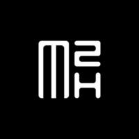 MZH letter logo vector design, MZH simple and modern logo. MZH luxurious alphabet design