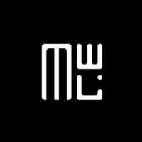 MWL letter logo vector design, MWL simple and modern logo. MWL luxurious alphabet design