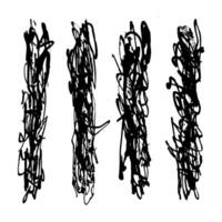 tinta cepillo carrera recopilación, tinta salpicar y artístico diseño elementos. resumen vector