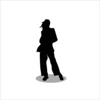 Woman silhouette vector