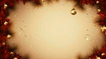 AI generated new year golden luxury background photo