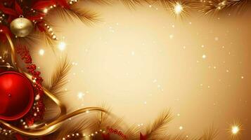 AI generated new year golden luxury background photo