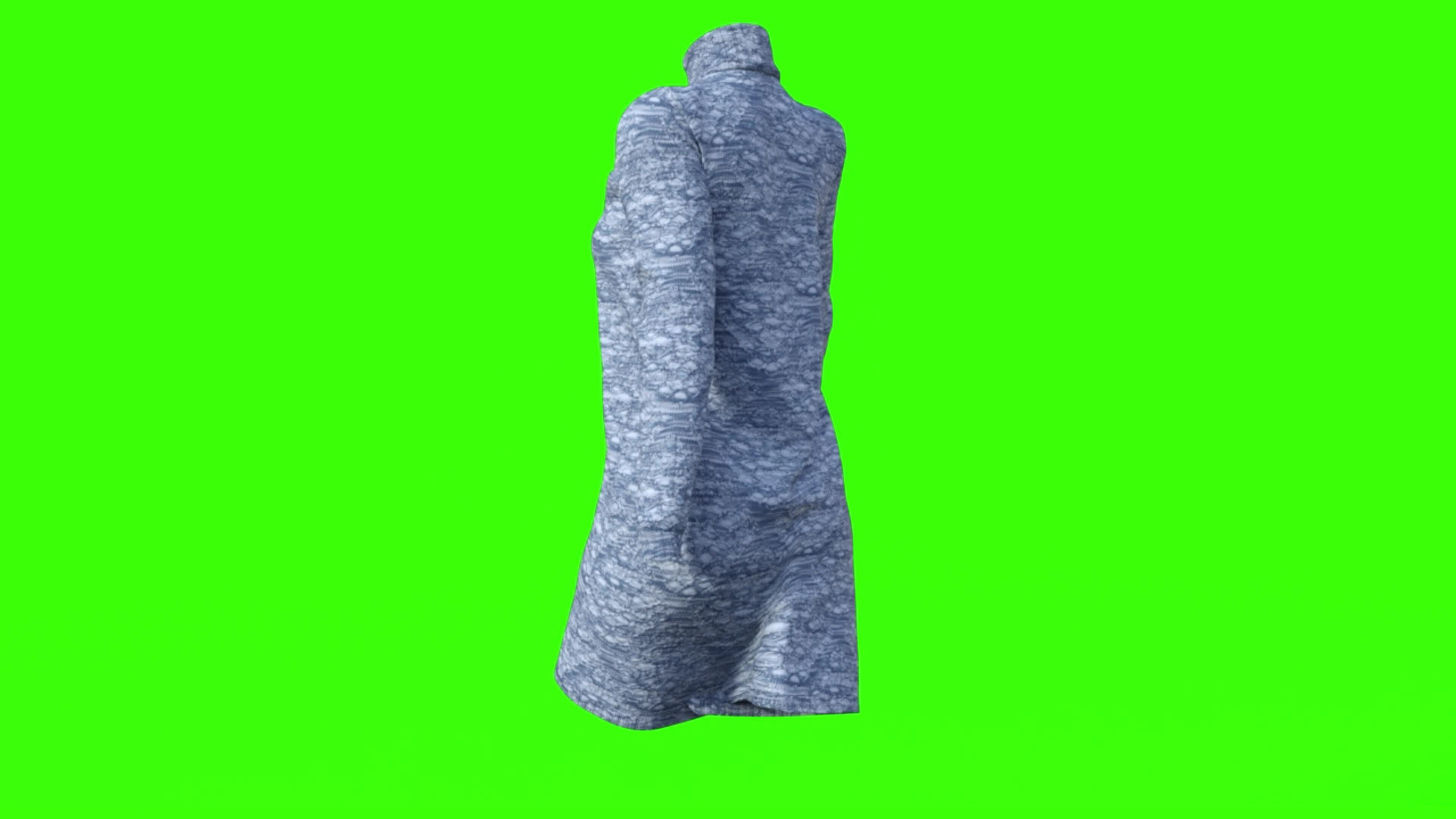 mannequin in a gray dress on a green screen 35527939 Stock Video at