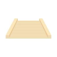 Flat illustration of stairs on isolated background vector