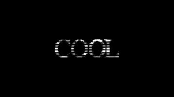 cool ascii animation sur noir Contexte. ascii art code symboles avec brillant et étincelant scintille effet toile de fond. attrayant attention promo. video