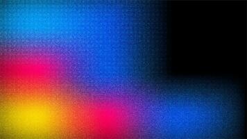 grainy texture noise effect abstract black, blue, yellow and red color gradient background or wallpaper design. use to web banner, banner, book cover or  header poster design. photo