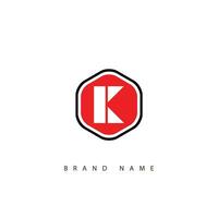 letra k logo diseño modelo. minimalista negocio logo. vector