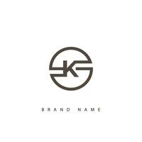 Letter K Logo Design Template. Minimalist Business Logo. vector