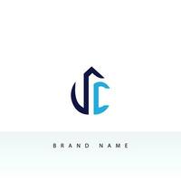 Letters S and C or SC line logo design. Linear minimal stylish emblem. Luxury elegant vector element. Premium business logotype. Graphic alphabet symbol for corporate business identity