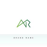 abstract xr logo , modern letter xr logo initials vector