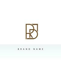 RD Logo, RD Monogram Logo, Initial RD Logo, Letter RD Logo, Icon, Vector