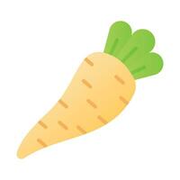 Boost your culinary creations with our Parsnip Icon. Earthy sweetness and versatile flavor for your projects vector