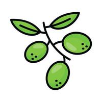 Amazing icon of olives, healthy and organic food vector