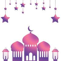 ilustración de ramadan kareem vector