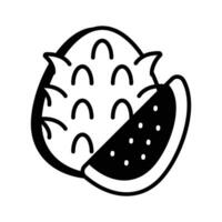 Get your hands on this visually perfect icon of pitaya. Dragon fruit vector design