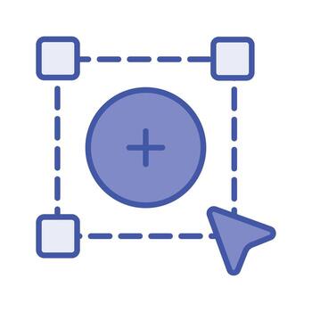 An amazing icon of add button in modern design style vector