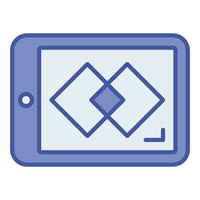 Trendy vector of digital art in modern style, ready to use vector